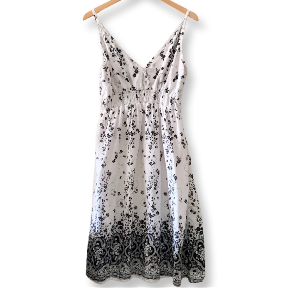 Rain Forest Cafe Black & White Dress